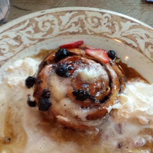 What remained of my dish... I was too stuffed for the last one. Sorry, everyone, I was too hungry to take a picture first! 